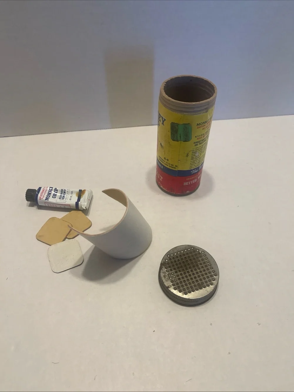 Monkey Grip Yellow & Red tin & Tube Repair Kit w/contents